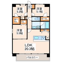 LIBTH原水の物件間取画像